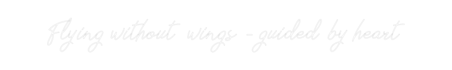 Individuelles Neon: Flying withou...