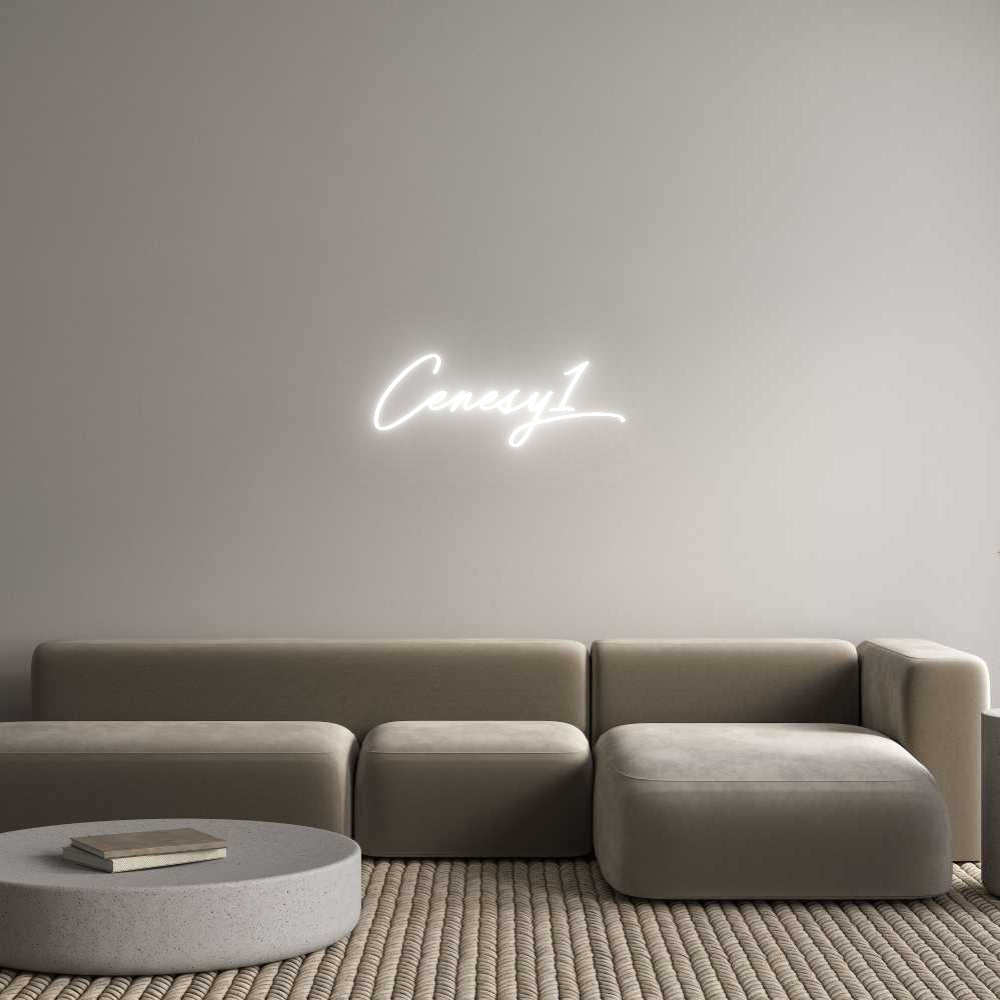 Individuelles Neon: Cenesy1