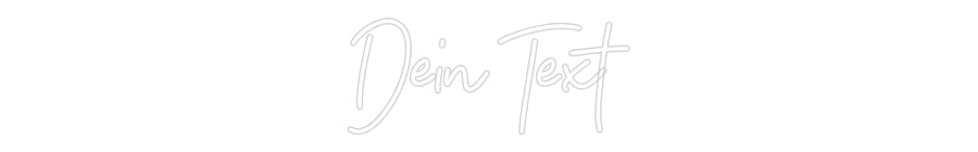Individuelles Neon: Dein Text