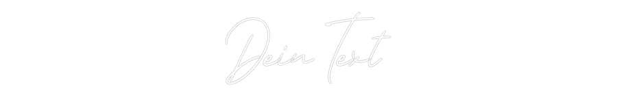 Individuelles Neon: Dein Text