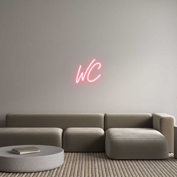 Individuelles Neon: WC