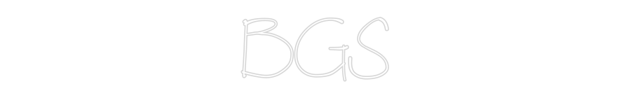 Individuelles Neon: BGS