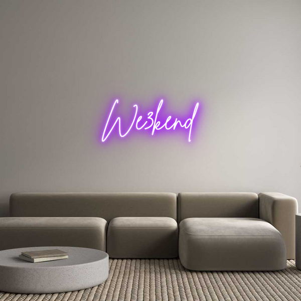 Individuelles Neon: We3kend