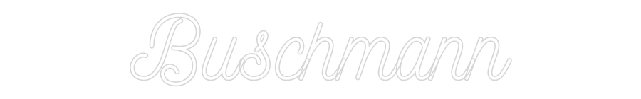 Individuelles Neon: Buschmann