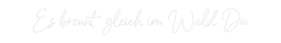 Individuelles Neon: Es brennt gle...