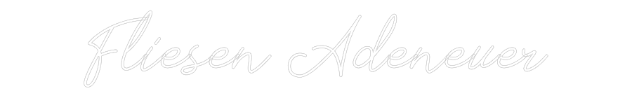 Individuelles Neon: Fliesen Adene...
