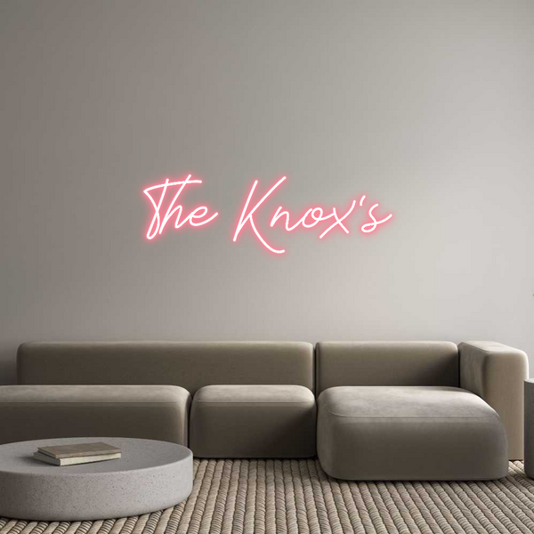 Individuelles Neon: The Knox‘s