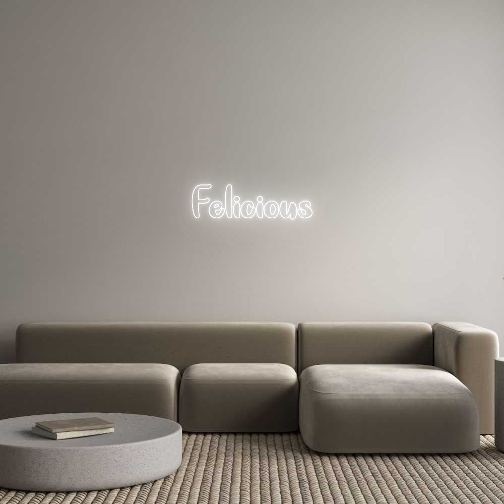 Individuelles Neon: Felicious