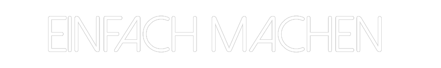 Individuelles Neon: Einfach machen