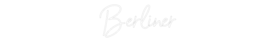 Individuelles Neon: Berliner