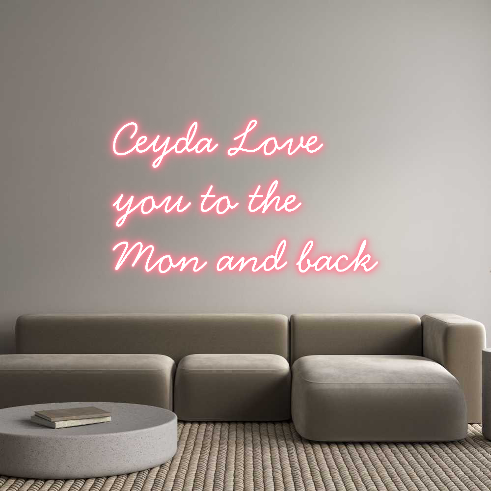 Individuelles Neon: Ceyda Love
y...