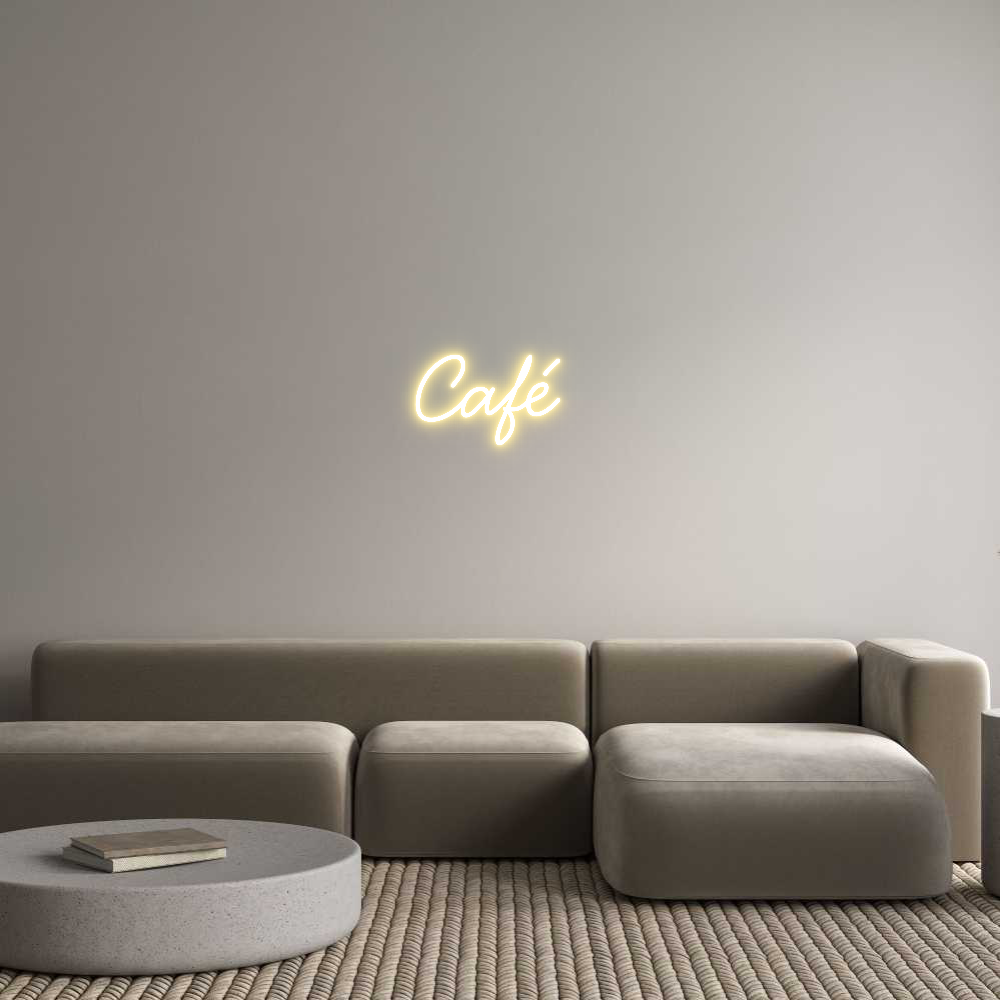 Individuelles Neon: Café