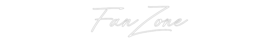 Individuelles Neon: FanZone