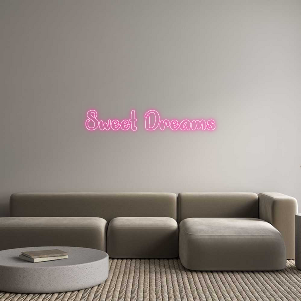 Individuelles Neon: Sweet Dreams