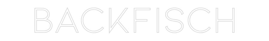 Individuelles Neon: Backfisch