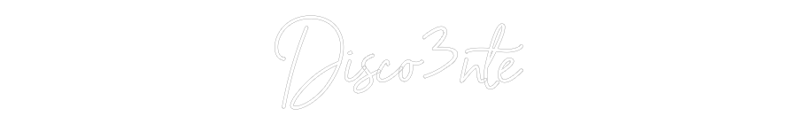 Individuelles Neon: Disco3nte