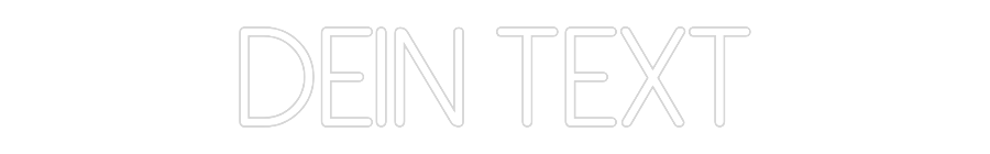 Individuelles Neon: Dein Text