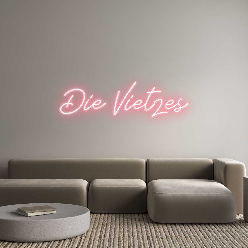 Individuelles Neon: Die Vietzes
