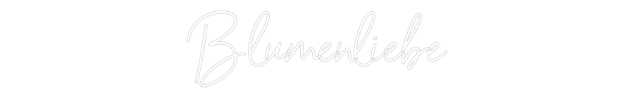 Individuelles Neon: Blumenliebe