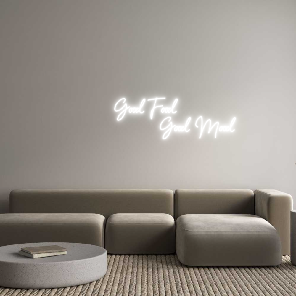 Individuelles Neon: Good Food 
 ...