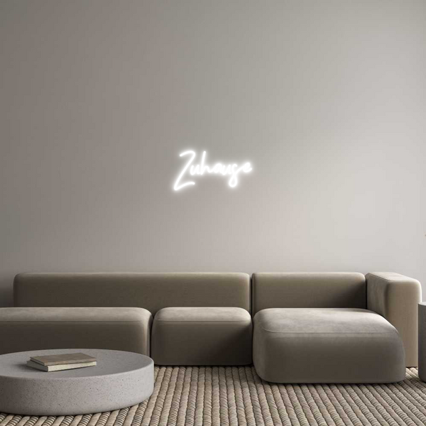 Individuelles Neon: Zuhause