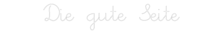 Individuelles Neon: Die gute Seite