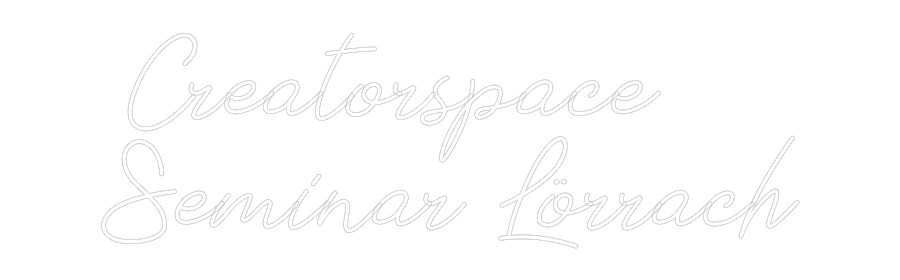 Individuelles Neon:  Creatorspace...