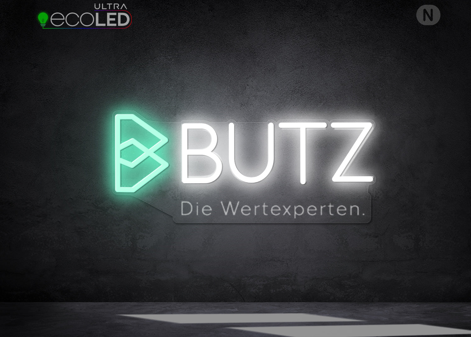 Individuelles Neonschild
