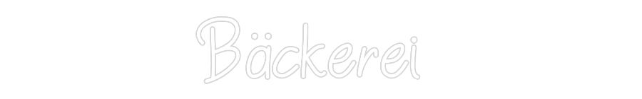 Individuelles Neon: Bäckerei