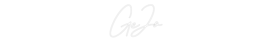 Individuelles Neon: GeJo