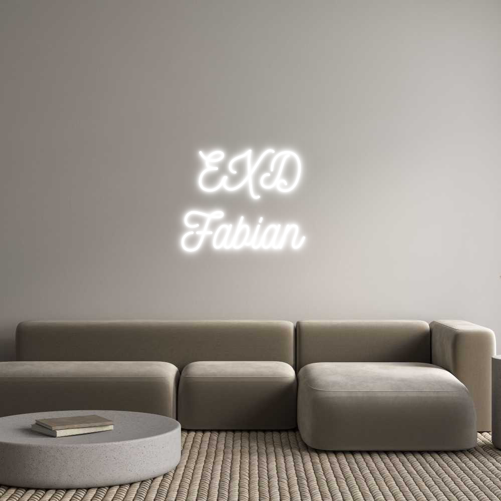 Individuelles Neon: EXD
Fabian