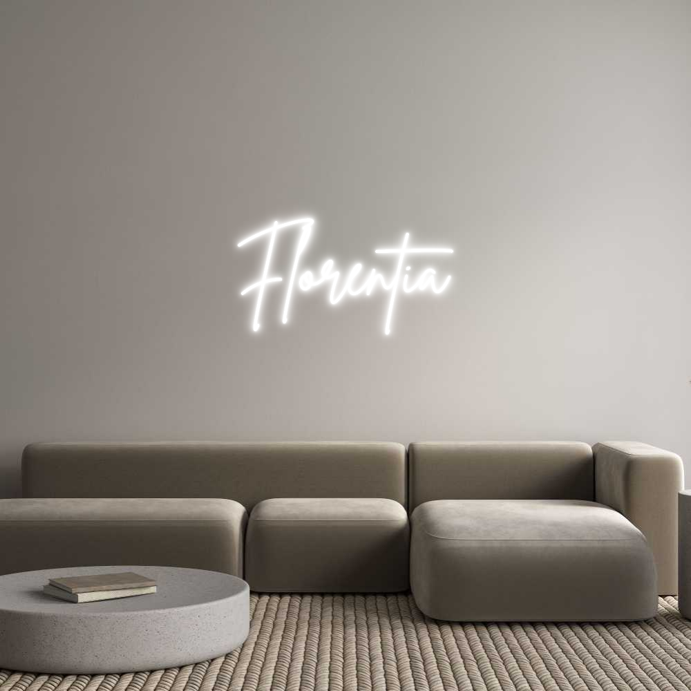 Individuelles Neon: Florentia