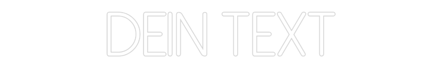 Individuelles Neon: Dein Text