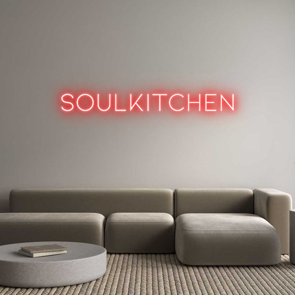 Individuelles Neon: Soulkitchen