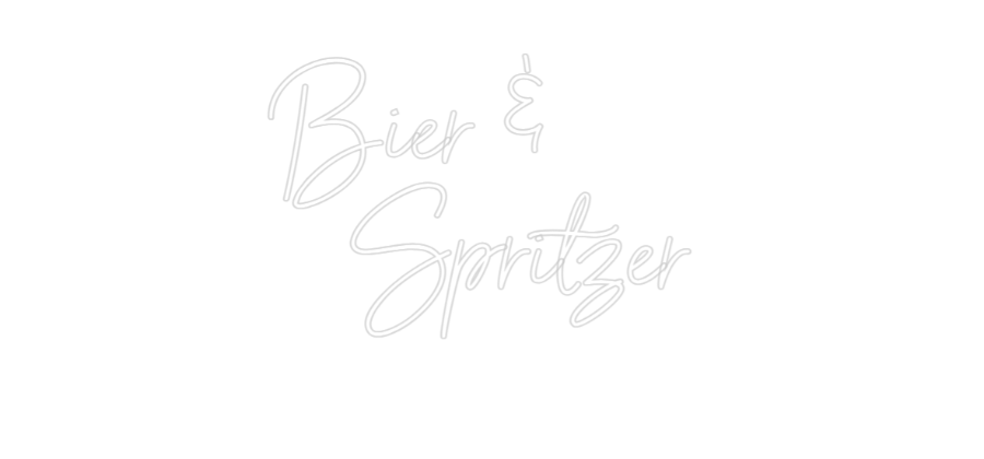 Individuelles Neon: Bier & 
   S...