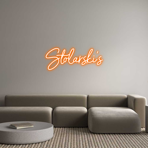 Individuelles Neon: Stolarski‘s