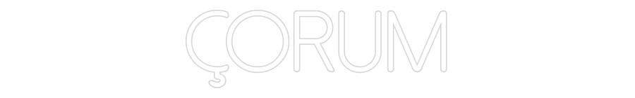 Individuelles Neon: Çorum
