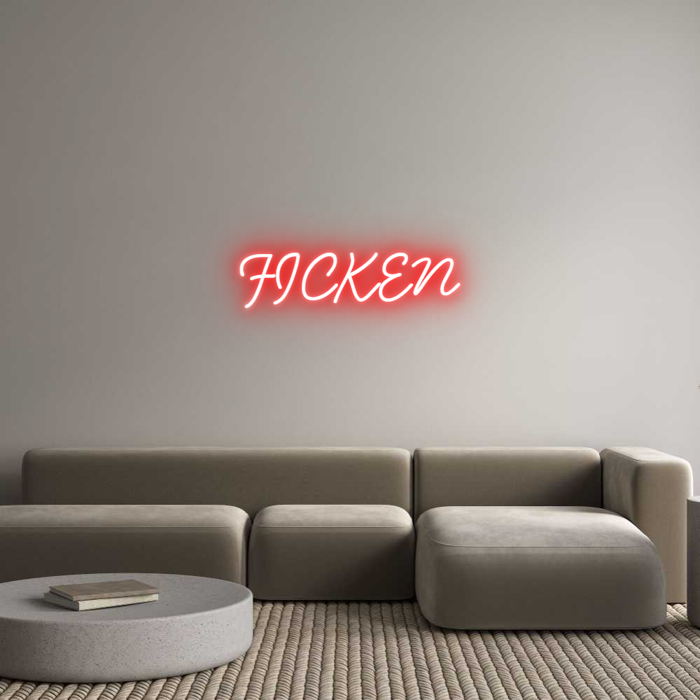 Individuelles Neon: FICKEN