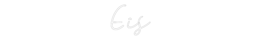 Individuelles Neon: Eis