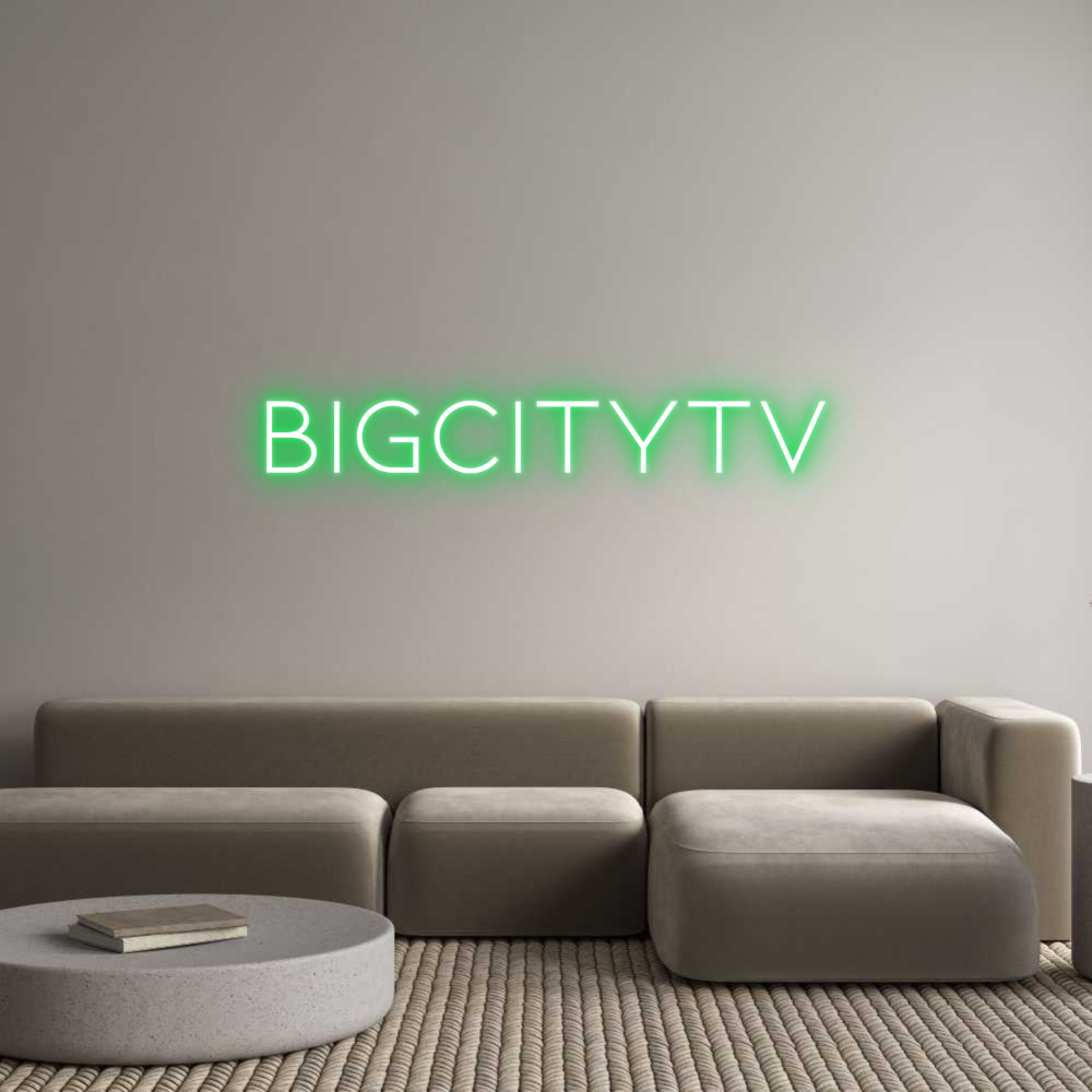 Individuelles Neon: BIGCITYTV