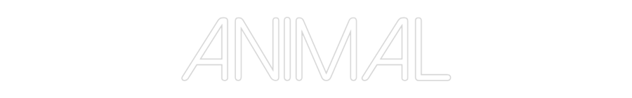 Individuelles Neon: Animal