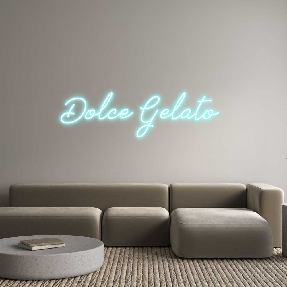 Individuelles Neon: Dolce Gelato