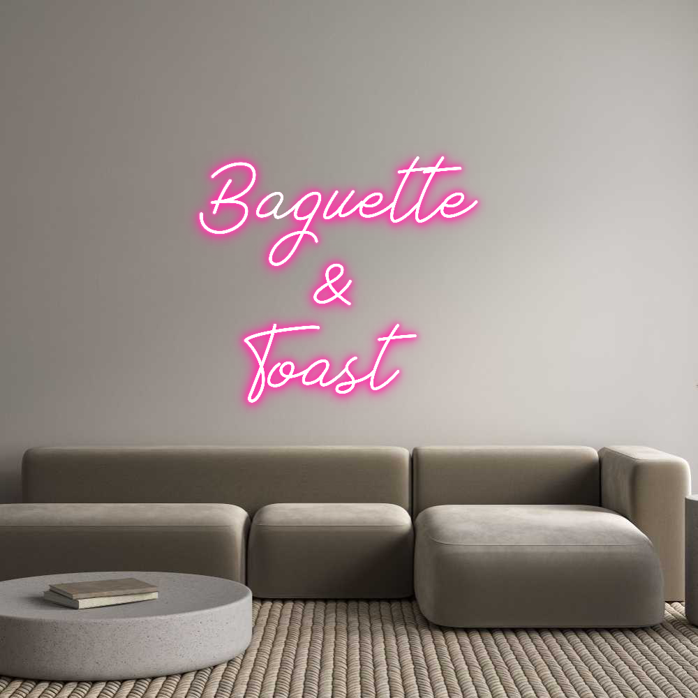 Individuelles Neon: Baguette 
  ...