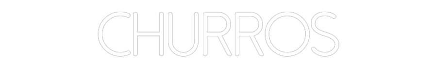 Individuelles Neon: CHURROS