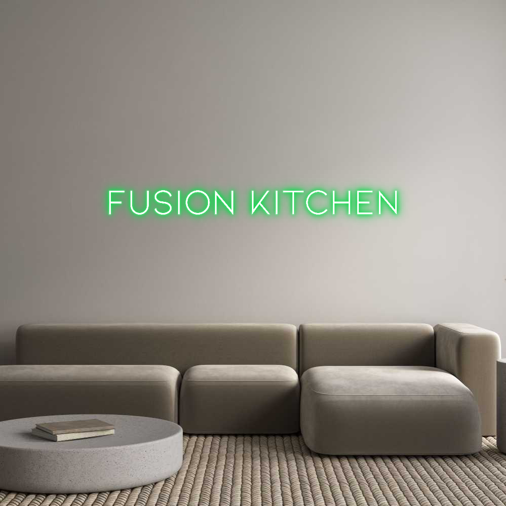 Individuelles Neon: Fusion kitchen