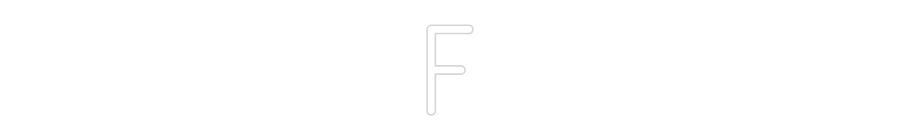 Individuelles Neon: F