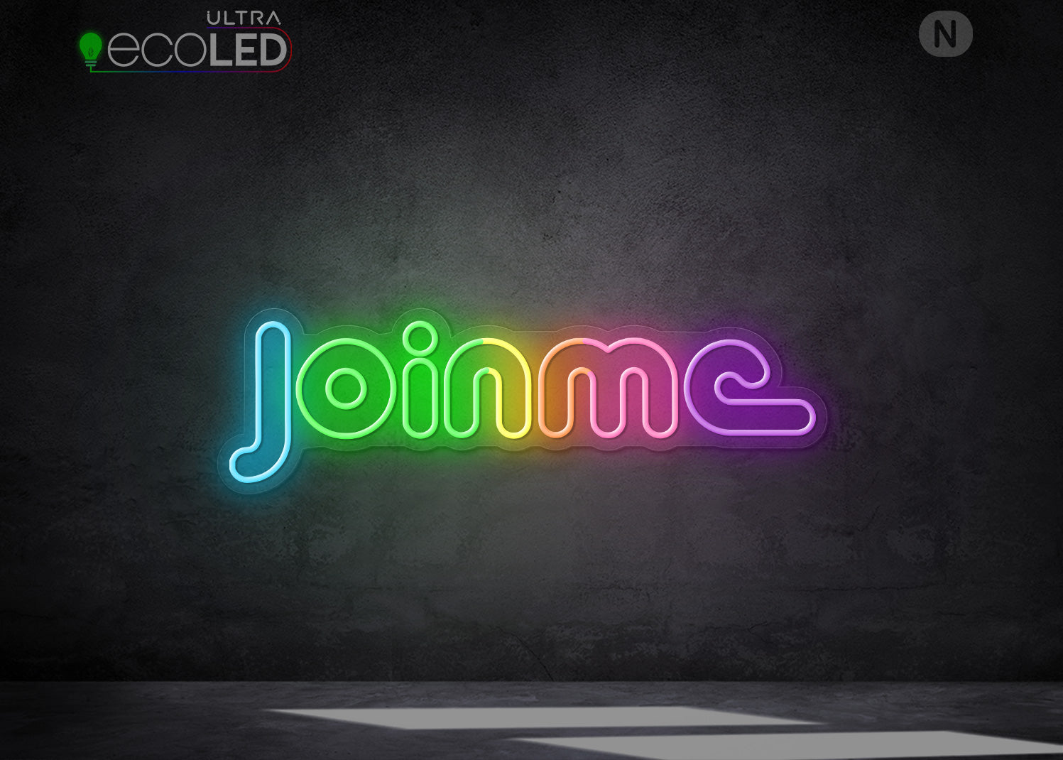 Individuelles Neonschild