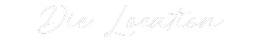 Individuelles Neon: Die Location