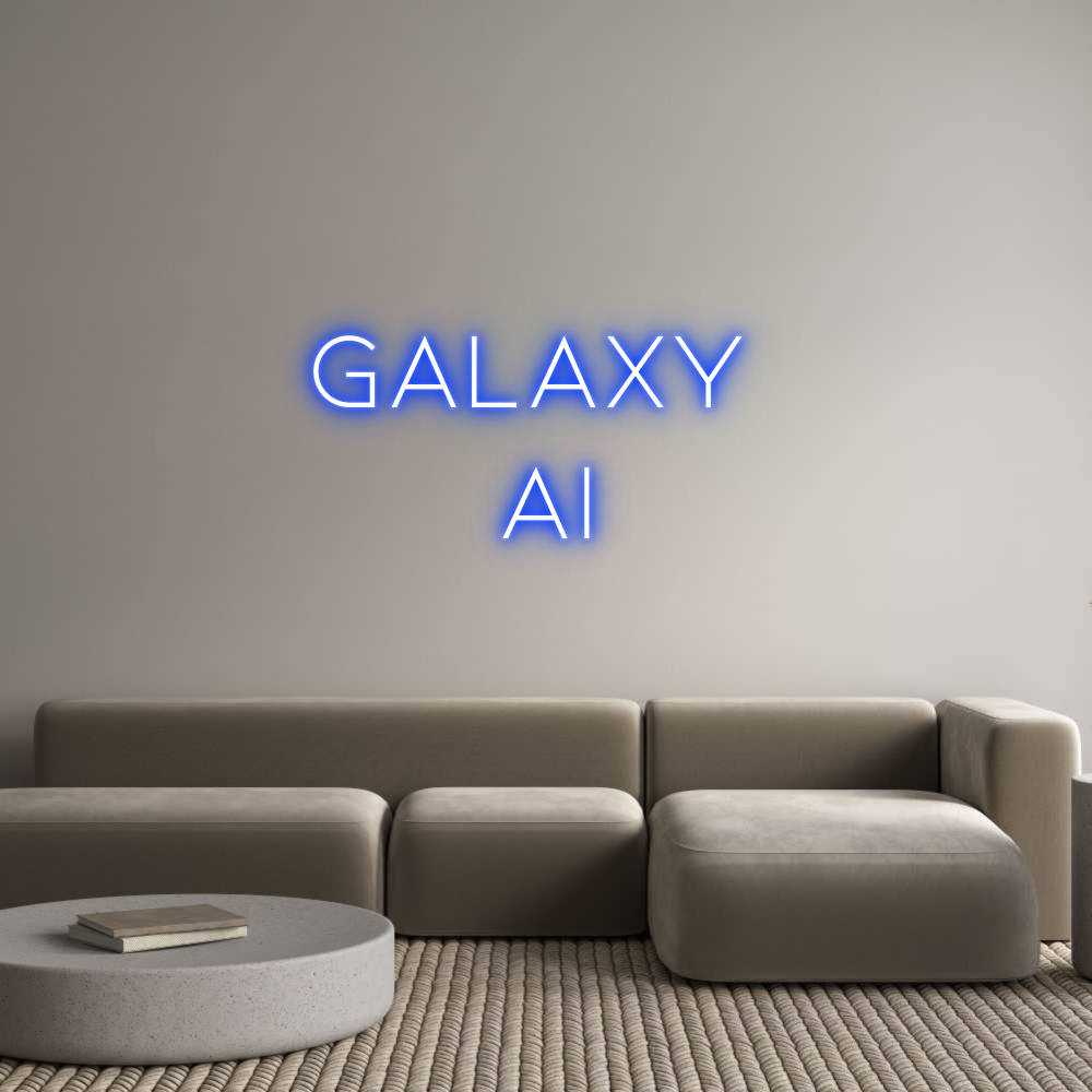 Individuelles Neon: Galaxy 
AI