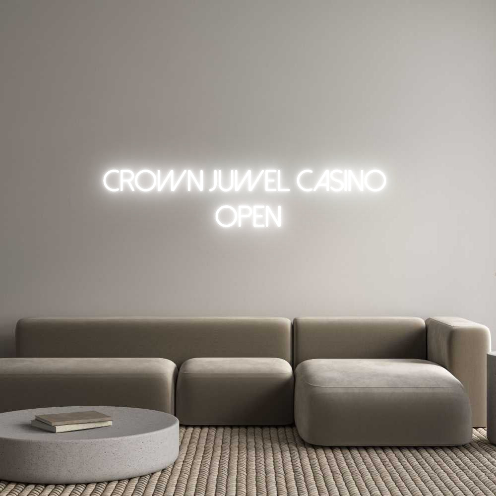 Individuelles Neon: Crown Juwel C...
